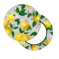 thumbnail image 2 of Disketp Lemon1 Funda Redonda para Taburete, Funda de Cojín para Silla de Bar Suave y Elástica-12 inch, 2 of 7