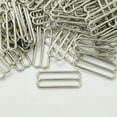thumbnail image 7 of 100 Piece Metal Bra Strap Sliders Adjuster Hook Clips for Corset Garter , 25mm, 8 Shape, 7 of 7