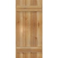 thumbnail image 5 of 16 1/8"W x 35"H TimberCraft Three 5 3/8" Boards Joined Board-n-Batten Shutters, Rough Sawn Western Red Cedar (Per Pair), 5 of 13