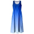 thumbnail image 5 of Sngxgn Women Long Tank Tops Ankle Length Maxi Dress Bodycon Sleeveless Racerback(Blue,XL), 5 of 6