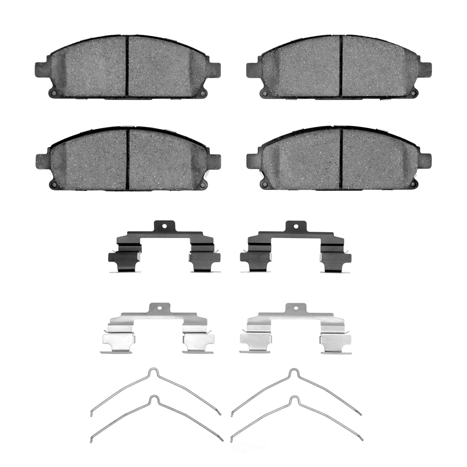 Dynamic Friction Company 1551-0691-01 DFC 5000 Advanced Brake Pads - Ceramic and Hardware Kit - OE