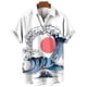 thumbnail image 2 of Nuevas camisetas gráficas de olas del océano para hombres, ropa de surf 3D, camisetas de playa hawaianas, ropa vintage Y2k de manga corta, tops con solapa, 2 of 5