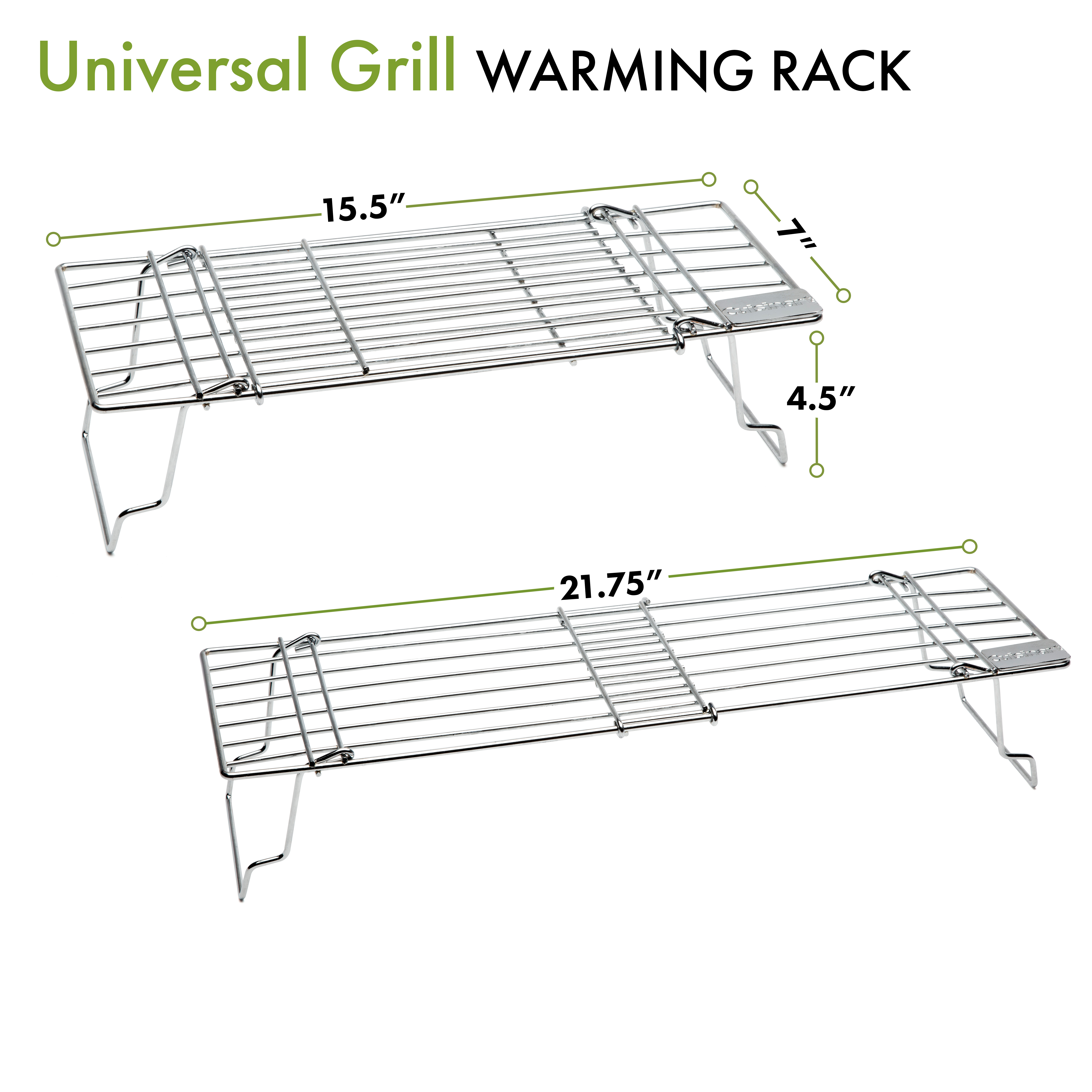 Cuisinart Universal Grill Warming Rack - Extends from 15.5" to 21.75" - image 5 of 5