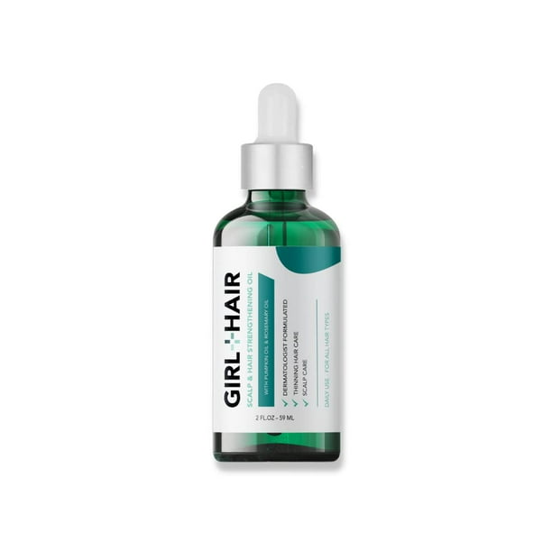 Aceite Fortalecedor G+H | Promueve un cabello más grueso y un cuero cabelludo saludable | Con Calabaza y Romero para un Cabello Sano | Para todo tipo de cabello (2 fl oz)