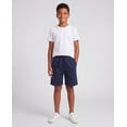 thumbnail image 3 of Real Essentials 3 Pack: Boys Fleece Lounge Shorts Sweat Sleep Pajama Athletic Casual Soft Comfy with Pockets, 3 of 7