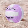 thumbnail image 3 of Voleibol ABAJI oficial, talla 5, púrpura, impermeable, poliuretano, 3 of 4