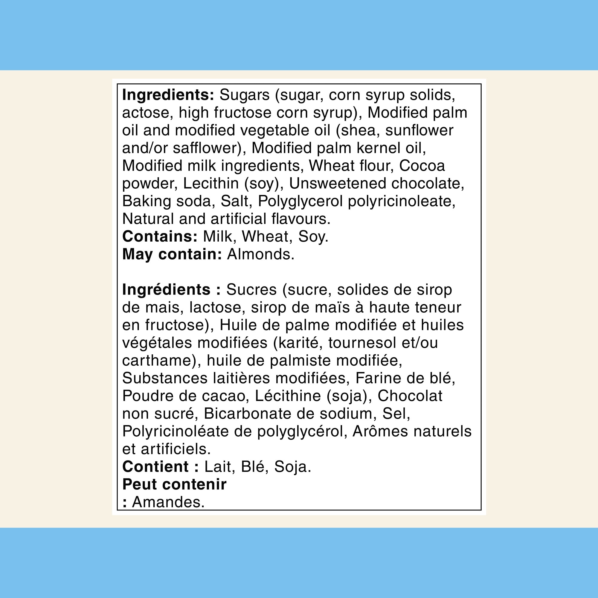 Les barres de friandise format collation COOKIES 'N' CRÈME de HERSHEY'S