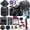 Black Starter Kit 2, variant on Canon EOS 4000D / Rebel T100 DSLR Camera w/ EF-S 18-55mm Lens + 64GB Card, Hood, Extra Battery, Charger, Filters, 25pc Bundle (International Version)