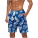 thumbnail image 1 of Pantalones Cortos Casuales para Hombre Imprimir con Bolsillos Pantalones de Playa de Cintura Elástica, Pantalones Cortos de Cintura Elástica para Hombre, 1 of 9