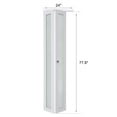 thumbnail image 3 of 24" X 80" 1 Lite Glass and Solid Core Manufactured Wood Bi-fold Closet Doors With Installation Hardware Kit(closet-pantry door), 3 of 7