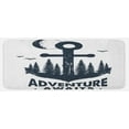 thumbnail image 1 of Adventure Kitchen Mat, Anchor with a Words Hand Drawn Elements in an Inspirational Style Print, Plush Decorative Kitchen Mat with Non Slip Backing, 47" X 19", Indigo, by Ambesonne, 1 of 1
