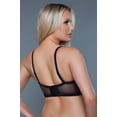 thumbnail image 3 of BeWicked 2217-BLK-38C V-Neck Bralette Bra, Black - Size 38C, 3 of 12
