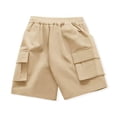 thumbnail image 6 of Tawop Womens Shorts Cargo Summer Thin Boys' Shorts Loose Children's Work Pants Boys' Cropped Pants, 6 of 8