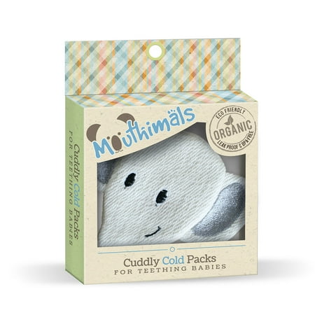 Miyim Organic Teether - Mouthimals Organic Baby Frozen Teether Cuddly Elephant