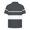 thumbnail image 5 of JOANKDMI Striped Shirts Boys 11-12 Collared Short Sleeve Color Block Tops Kids Casual Athletic T Shirts Summer School Uniform Tees for Golf Tennis Sport Daily Wear, 5 of 8