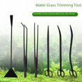 thumbnail image 2 of Juego de herramientas para cortar césped acuático Juego de herramientas para cortar acuarios Tijeras para césped acuático Pinzas Herramienta para arena plana Tijeras para césped acuático, 2 of 6