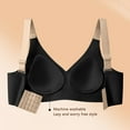 thumbnail image 4 of Gytharion 3-Pack Seamless Sport Bras for Women Stretch Breathable No Underwire Gathering Push Up Yaga Bra Soft Support Full Coverage Everyday Bralette, M-4XL, 4 of 9