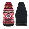 thumbnail image 2 of Uourmeti Automobile Interior Seat Cover Anti-Slip Auto Seat Protector Polyester Colorfast, Suitable for Car SUVs, Pink Geometric Print, 2 of 6