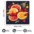 thumbnail image 2 of Cartoon Tropical Fruit Pattern Towels for Bathroom, Kitchen, Gym, Towels, Soft, Highly Absorbent, Hanging Towel with Hanging Eyelet, 2 of 8
