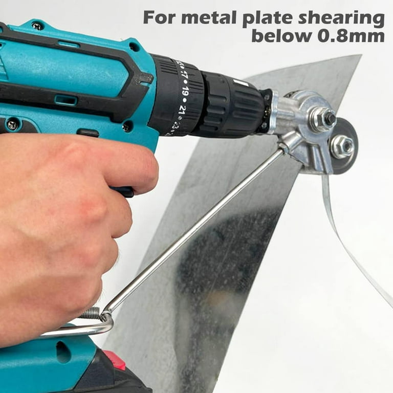 Electric Drill Plate Cutter Durable Nibbler Sheet Metal Cutter