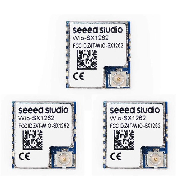 Module Sans Fil 3 Pcs Seed Wio-SX1262 SX1262 Intégré Supporte LoRa&LoRaWAN sur EU868 & US915