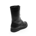 thumbnail image 3 of DREAM PAIRS Women’s Mid-Calf Combat Boots, Lace-Up Military Style Boots with Side Zipper, Faux Leather Round Toe Fall Winter Booties, 3 of 6