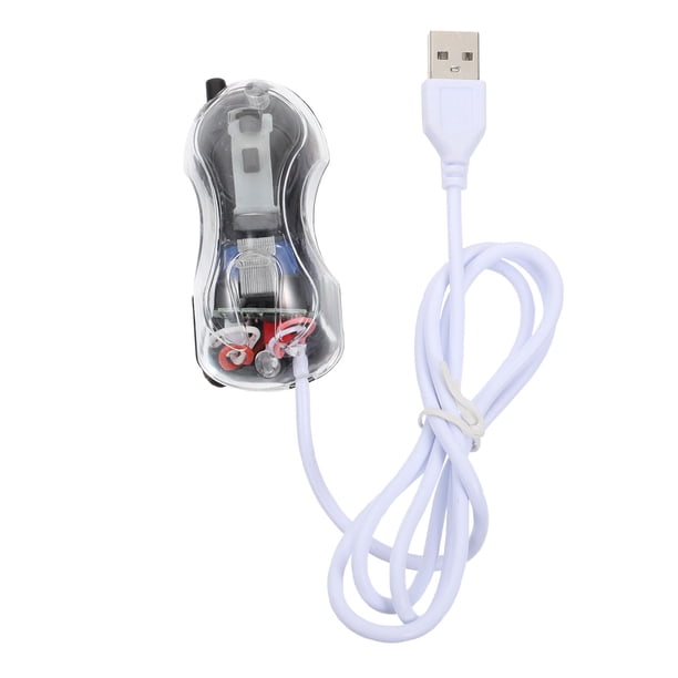 KAKOWELY Bomba de oxígeno para acuario USB, aireador de aire de plástico para pecera, bomba de oxígeno silenciosa