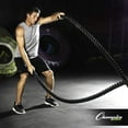 thumbnail image 7 of Champion Sports RPT1530 Heavy Training Rope: Rhino Poly Strength & Conditioning Heavy Gym Battle Ropes - Cardio, Cross Training, Weight Training & Crossfit - 1.5" x 30', 7 of 7