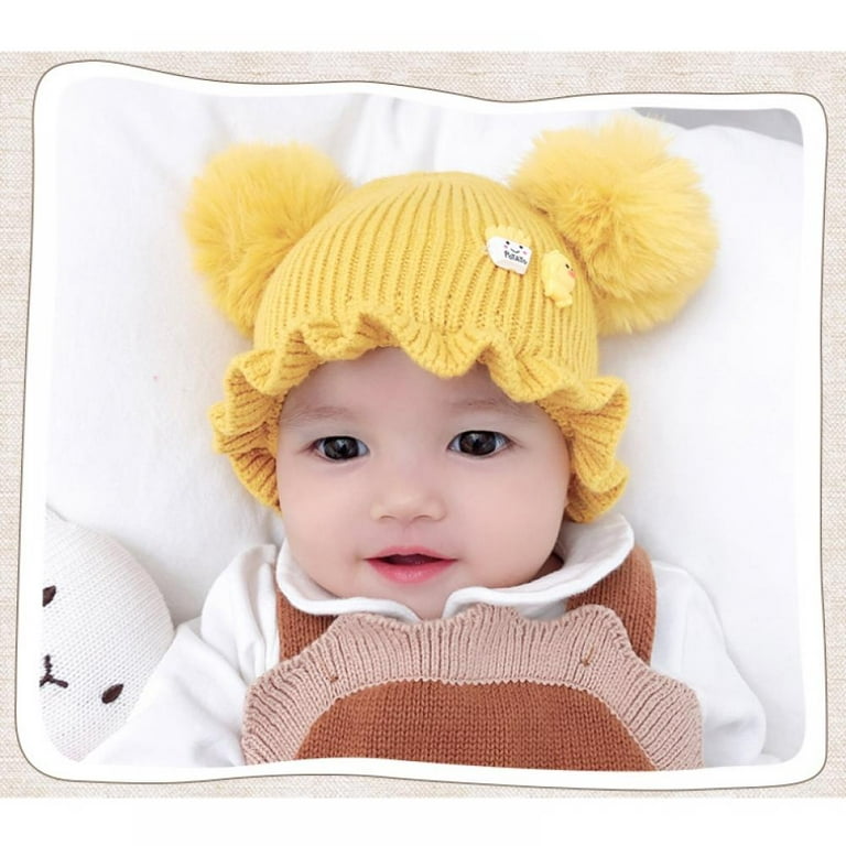 Baby Hat Pom Pom Infant Caps Baby Boy Girl Toddler Hats Infant