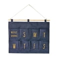 thumbnail image 2 of Wall Hanging Organizer Multi-Pocket Wall Mount Storage Bag Foldable Hanging Pocket Organizer For Bathroom Bedroom Dorm Kitchen Door, 2 of 6