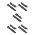 thumbnail image 3 of Baohd Versatile Silicone Watch Bands Watch Straps Replacement Rubber Wrist Band Gray 20mm 5Set, 3 of 6