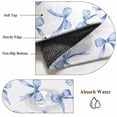 thumbnail image 6 of 2'x6' Rug Runners for Hallways Kitchen, Purple Blue Bow Ribbon Non Slip Entryway Beside Floor Carpet Runner, Vintage Modern Art Bowknot Washable Laundry Room Bedroom Throw Rugs Mat for Family Pet, 6 of 8