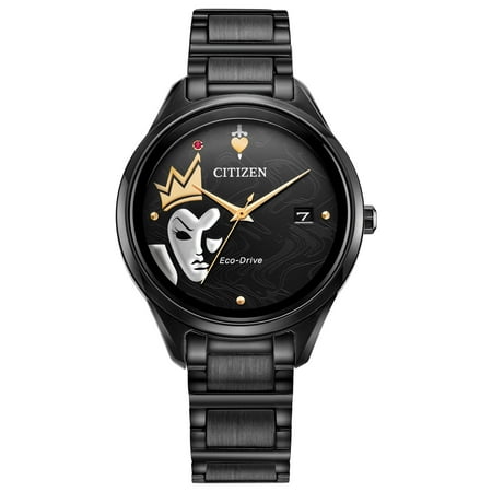 Citizen Women's Eco-Drive Disney Evil Queen Gunmetal Stainless Steel Box Set Watch - FE6107-68W