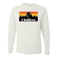 thumbnail image 2 of Wild Bobby I Believe Funny Retro Bigfoot Sasquatch Conspiracy Outdoor Hiking - Pop Culture Men Long Sleeve Shirt, 2 of 6