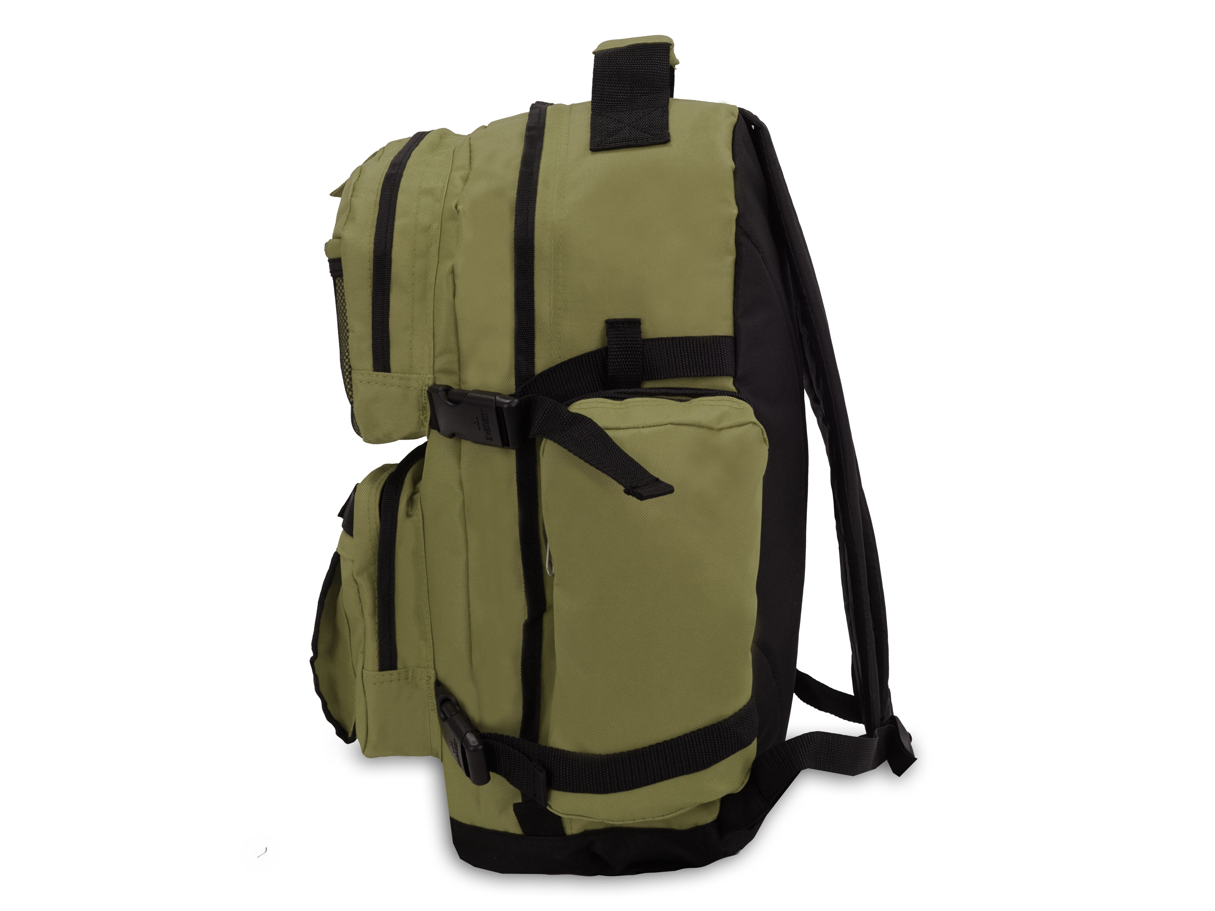 Everest 20" Oversized Deluxe Backpack, Olive All Ages, Unisex 3045R-OLI/BK, Carrier and Shoulder Book Bag for School, Work, Sports, and Travel - image 4 of 5