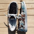 thumbnail image 2 of Gypsy Jazz Tucker Turquoise Cow Slip-on Shoes, 2 of 3