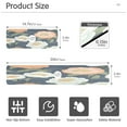 thumbnail image 3 of Japanese Style Flowers Pattern Extra Long Silicone Algae Sink Mat 30x5.4in 2 Pack Waterproof Pad for Large Faucets, RV and Bathroom Sink, 3 of 10
