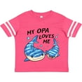 thumbnail image 3 of Inktastic My Opa Loves Me Whale Shark Boys or Girls Toddler T-Shirt, 3 of 5