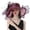 A-Red469, variant on Yuanlong Womens Sun Hats Oversized Wide Brim Flower & Feather Hat For Spring Summer Wedding Party Elegant Cap For Ladies