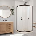 thumbnail image 5 of Dreamline DL-6701-22-06FR Prime 33" Wide X 74 3/4" High Semi Frameless Frosted Glass, 5 of 15