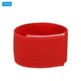 thumbnail image 3 of Uxcell Boot Straps, 2 Pack Elastic Ankle Straps Pants Leg Bands, 12", Red, 3 of 7
