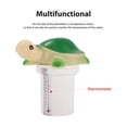 thumbnail image 3 of ABS Chemical Dispenser with Cute Tortoise Design Adjustable Floating Water Pill Box Multifunctional Pool Applicator Drug Box for Swimming Pool SPA Pool Fountain, 3 of 9