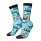 thumbnail image 1 of Balery Animal Pirate Calcetas Largas con Estampado para Hombre y Mujer – Suaves y Transpirables, Talla Única (US 5-11), 1 of 6
