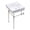 Polished Nickel, variant on Kingston Brass KVPB2018W41 Edwardian 20" Porcelain Console Sink with Brass Legs (4-Inch, 3-Hole), White/Polished Chrome