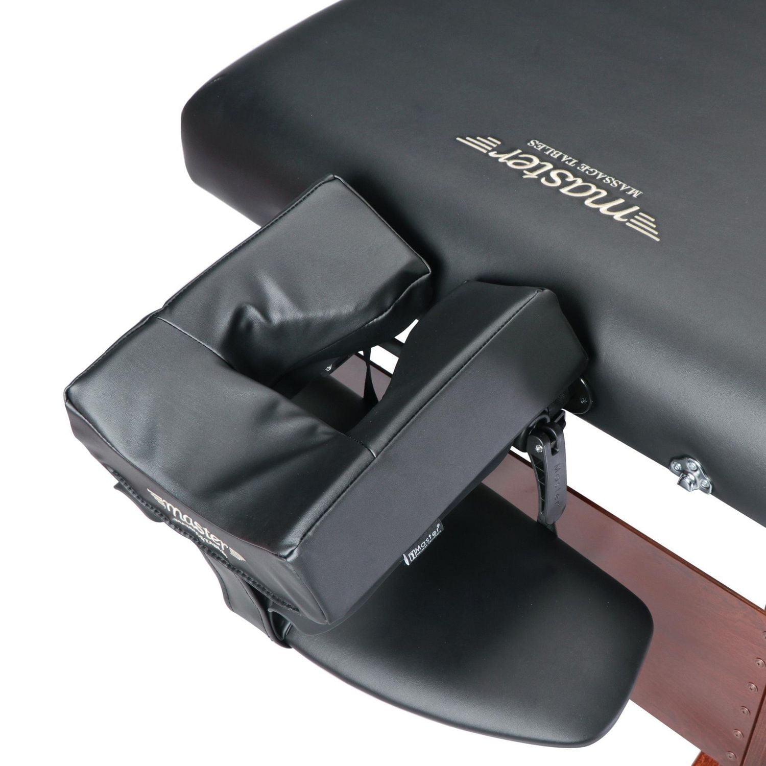 Master Massage  DEL RAY™ 76CM table de massage portable avec le coussin de 7.5cm d’épaisseur couleur Noir