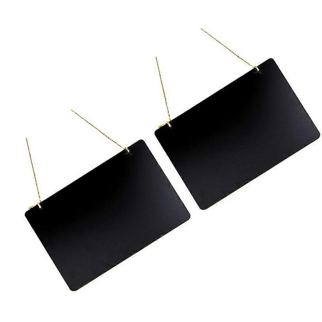 Mini Black Boards 2Pack Restaurant Office Supplies Diy Double Sided Blackboard for Notification Usage