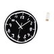 thumbnail image 5 of Reloj de pared,Reloj de pared silencioso y decorativo que no hace tictac,Reloj moderno de 12 pulgadas para pared de casa o oficina,sencillo.,Porta pajitas,Dispensador de pajitas con soporte de, 5 of 8