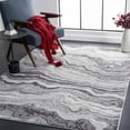 thumbnail image 2 of SAFAVIEH Craft Lyall Abstract Area Rug, 8' x 10', Grey/Dark Grey, 2 of 8