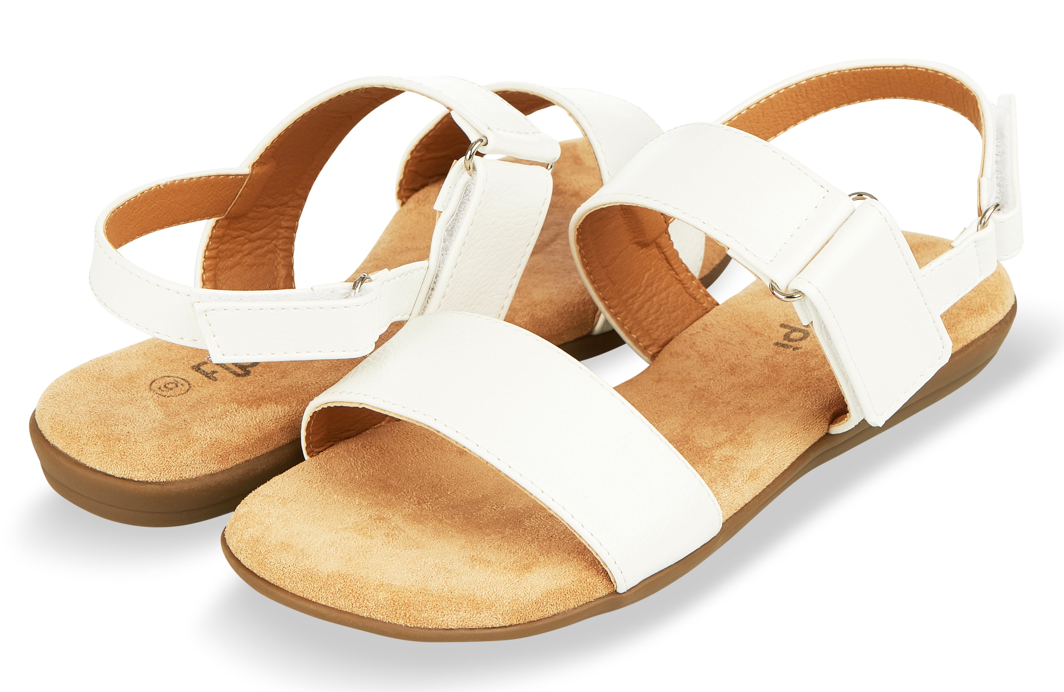 Floopi - Floopi Womens Summer Flat Sandals Open Toe Adjustable Velcro ...