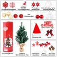 thumbnail image 3 of Árbol de Navidad BSTCRAFT Mini de 56 cm, verde, con luces y adornos, 3 of 6